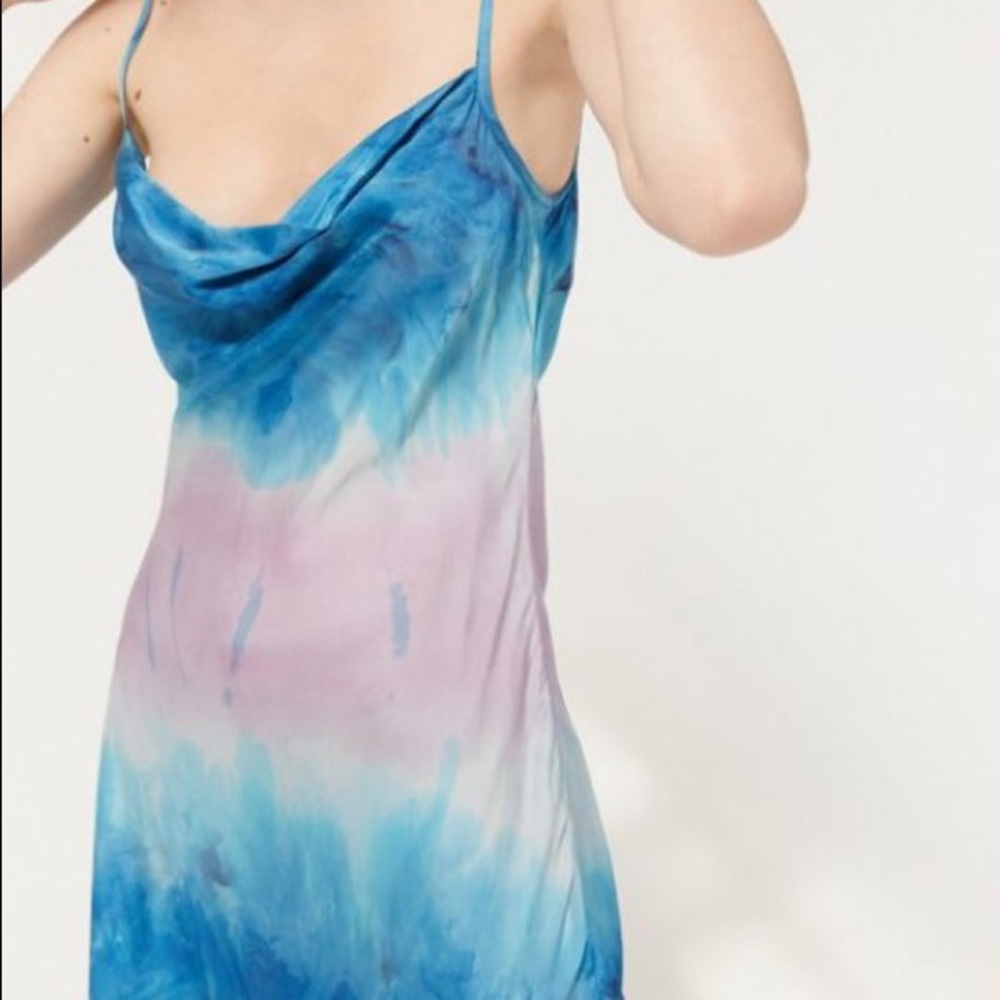 Urban outfitters tie dye slip dress